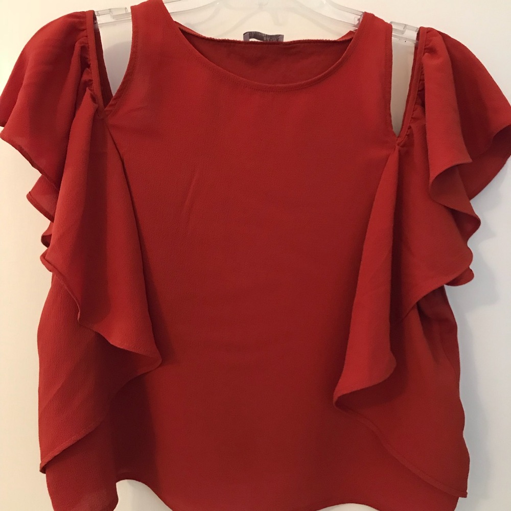 Zara off the shoulder shirt